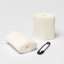 Hide-a-mic Foam-O's small, 16 universal soft Foam Microphone Mounts Accessories Hide-a-mic White