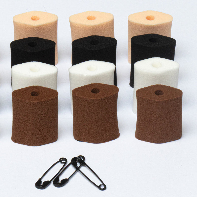 Hide-a-mic Foam-O's small, 16 universal soft Foam Microphone Mounts