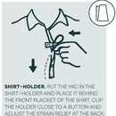 Hide-a-mic Shirt Holder for DPA 6060/6061 and Sennheiser MKE1 Hide-a-mic