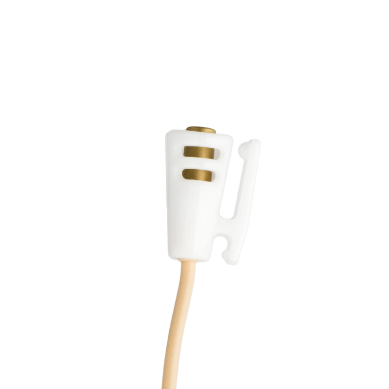 Hide-a-mic Shirt Holder for DPA 6060/6061 and Sennheiser MKE1 Hide-a-mic White