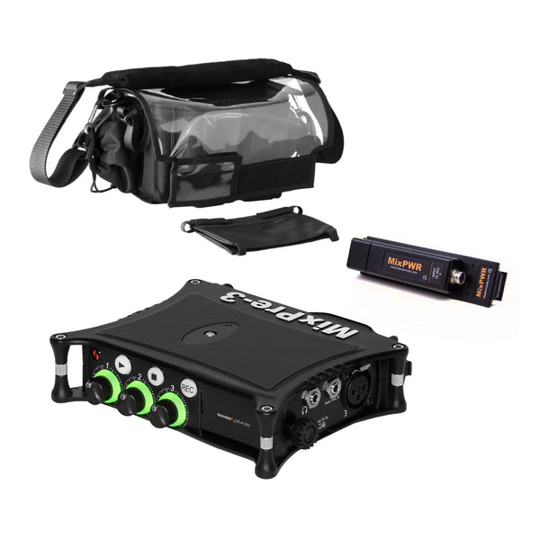 Sound Devices MixPre-3 & Laavu V206 Bag Bundle with Power Adapter Recorders Pro Sound Europe