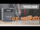 Tascam DR-10L Pro Ultra-Compact 32-bit Float Audio Field Recorder Tascam
