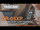 Tascam DR-05XP 2-Channel 32-Bit Float Portable Handheld Recorder Tascam