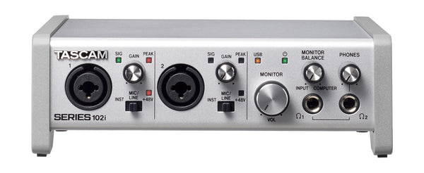 Tascam SERIES 102i 10-IN/2-OUT USB Audio/MIDI Interface Tascam