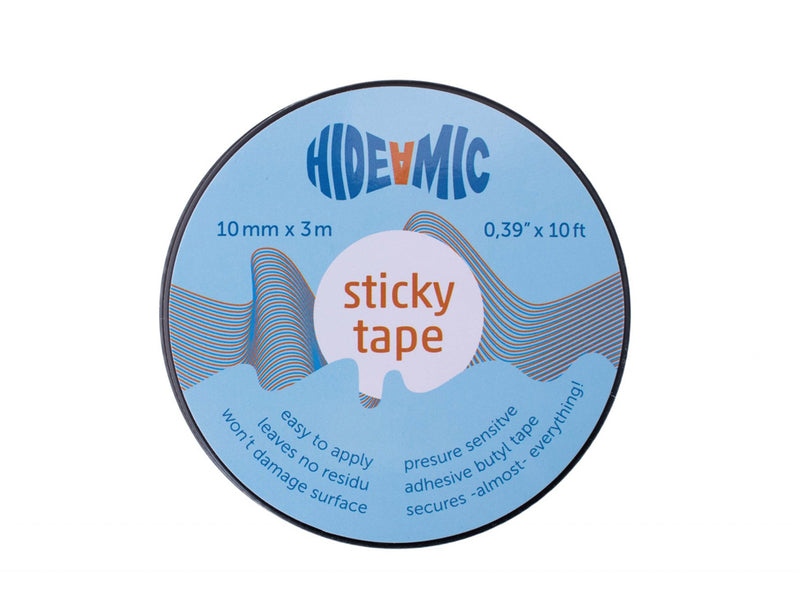 Hide-a-mic Pressure sensitive Sticky Tape 3 Meters Sound Carts & Accessories Hide-a-mic