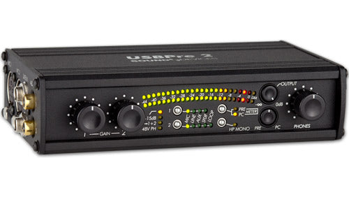 Sound Devices USB Pre 2-Ch, Portable, High-Res Usb Interface Microphone Preamps Sound Devices