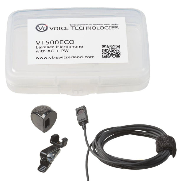 Voice Technologies VT500 Eco Lavalier Microphone Lavalier Microphones Voice Technologies