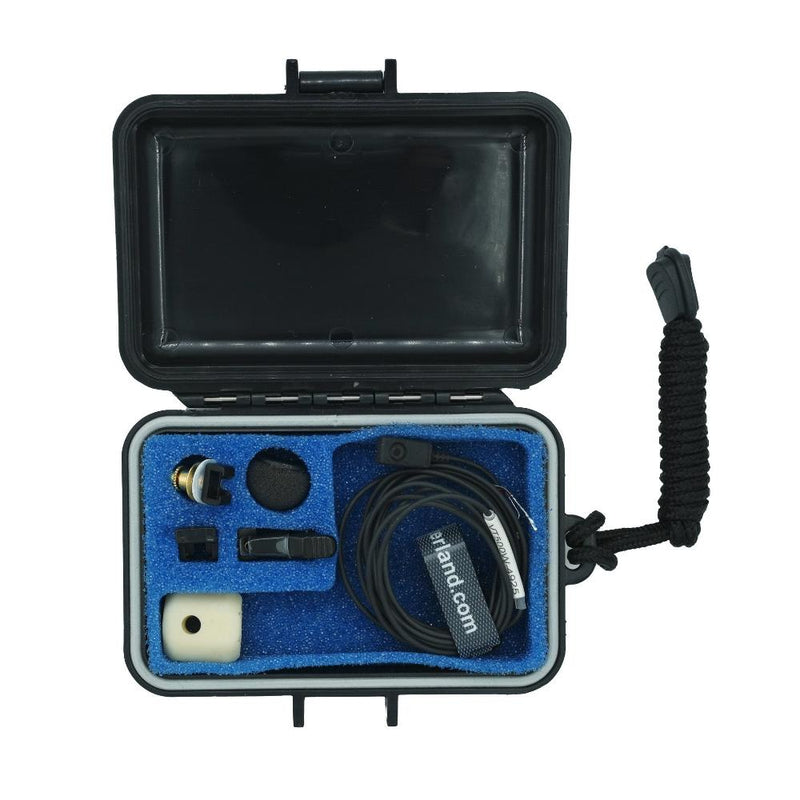 Voice Technologies VT506 Water Lavalier Microphone Lavalier Microphones Voice Technologies Black In Box with Accessories EW 3.5mm