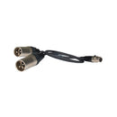 Wisycom CAM50-3 Mini XLR-5F to two XLR-3M Connectors Sound Wisycom