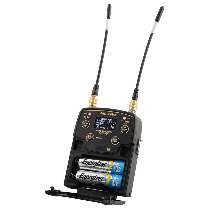 Wisycom MPR52 and MTP61 2-Channel Wireless Bundle