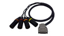 Sonosax Cable Digital AES OUT 3M MDR 26-pin to 4x XLR-3M Sound Sonosax