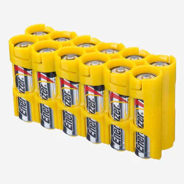 Storacell Battery Caddy AA12 Pack for 12 x AA Batteries