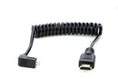 Atomos Coiled Right-Angled MICRO to Micro HDMI Cable Video Atomos
