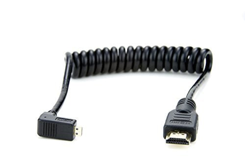 Atomos Coiled Right-Angled MICRO to Micro HDMI Cable