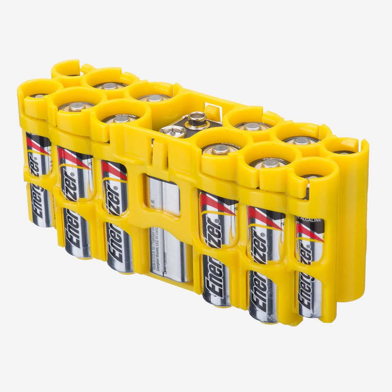 Storacell Battery Caddy A9 Pack for 4x AAA, 8x AA, 1x 9V Batteries