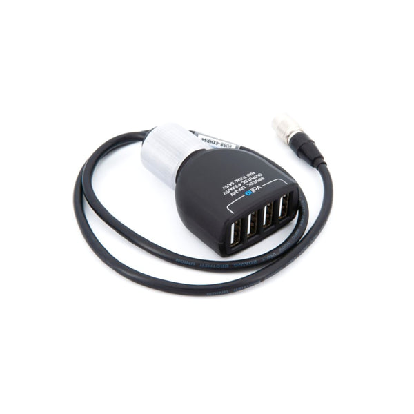 Audioroot eUSB-4XHRS4 9-24V Hirose to 4 x USB Power Converter
