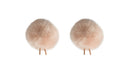 Bubblebee The Twin Windbubbles Lav Mic Windshields Sound Bubblebee Industries Size 2 Beige