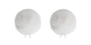 Bubblebee The Twin Windbubbles Lav Mic Windshields Sound Bubblebee Industries Size 3 White