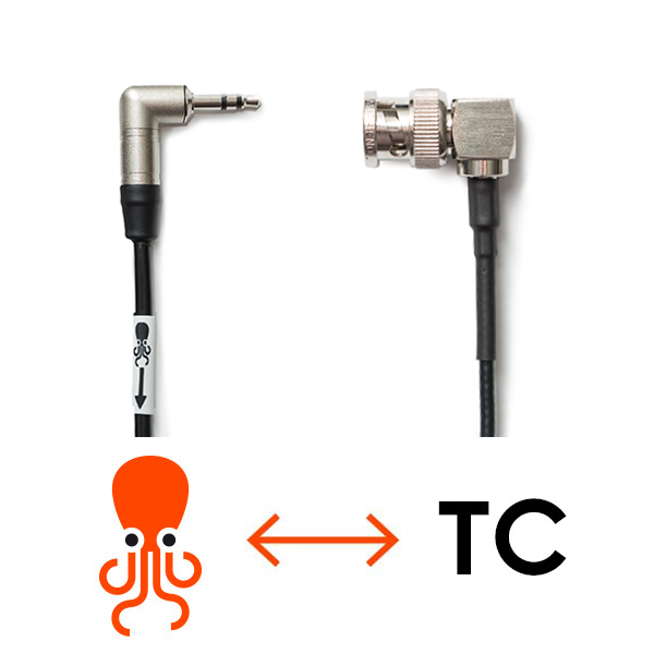 Tentacle to 90° BNC Timecode Cable