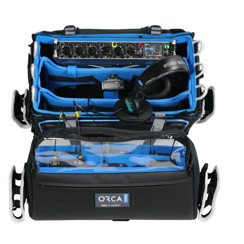 Orca OR-334 Audio Mixer Bag For Sound Devices Scorpion, Zaxcom Deva 24