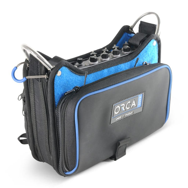 Orca OR-272 Low Profile Audio Mixer Bag For Zoom F4/F8N, Zaxcom Nova,