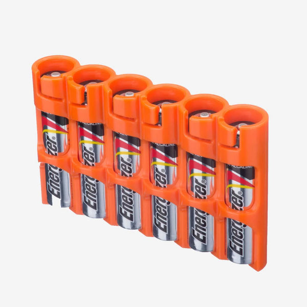 Storacell Slimline Battery Caddy AAA6 Pack for 6x AAA Batteries