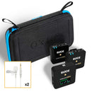 Røde Wireless GO II w/ Mics and Case Bundle Sound Røde White