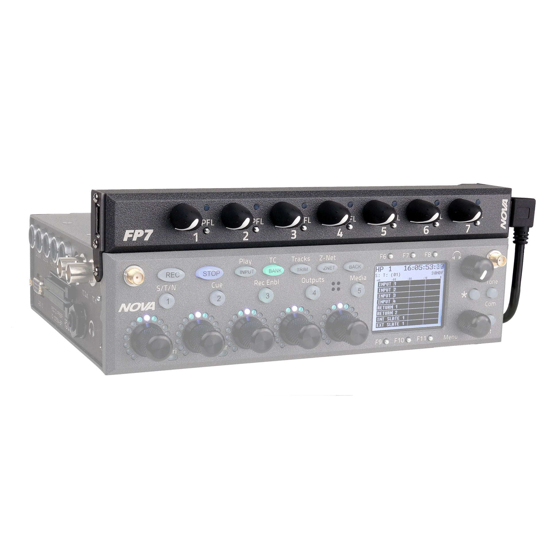 Zaxcom Nova FP7 Fader Extension Panel
