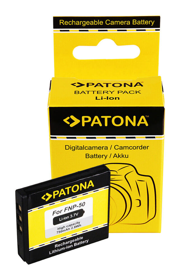 Patona FNP-50 Rechargeable Battery for Zaxcom