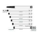 VDB Tube Section Spare Part for Quarter-Turn Boompole Spare VDB Audio